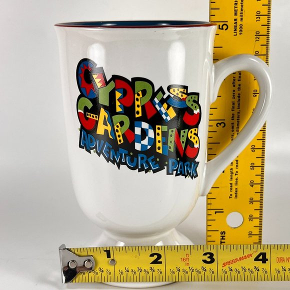 Cypress Gardens Adventure Park Fl 10oz Ceramic Coffee Cup Mug White Souvenir - Picture 12 of 13
